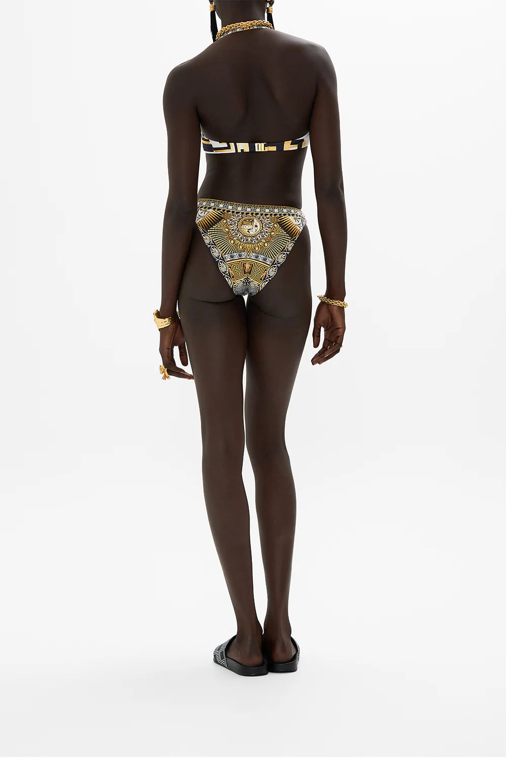Tri Ring Front Cut Out One Piece