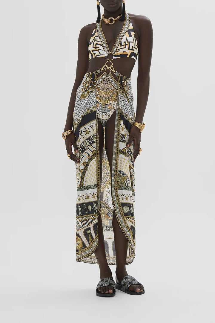 Long Sarong With Clip - Temples of Dendara