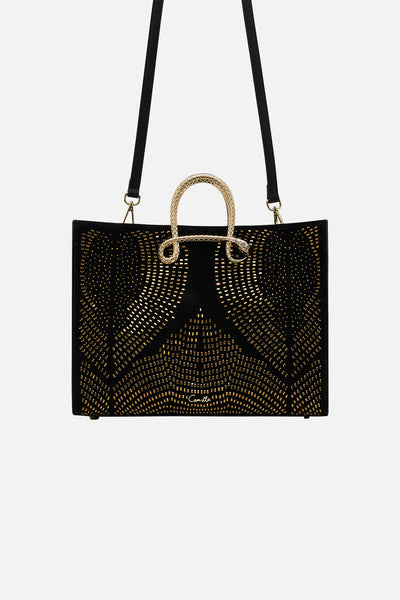 East West Tote With Snake Handle