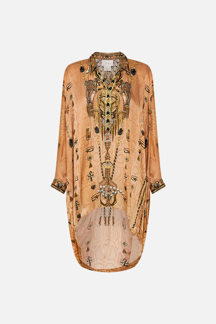 Button up top with draped back - Kingdom of Heiroglyphs