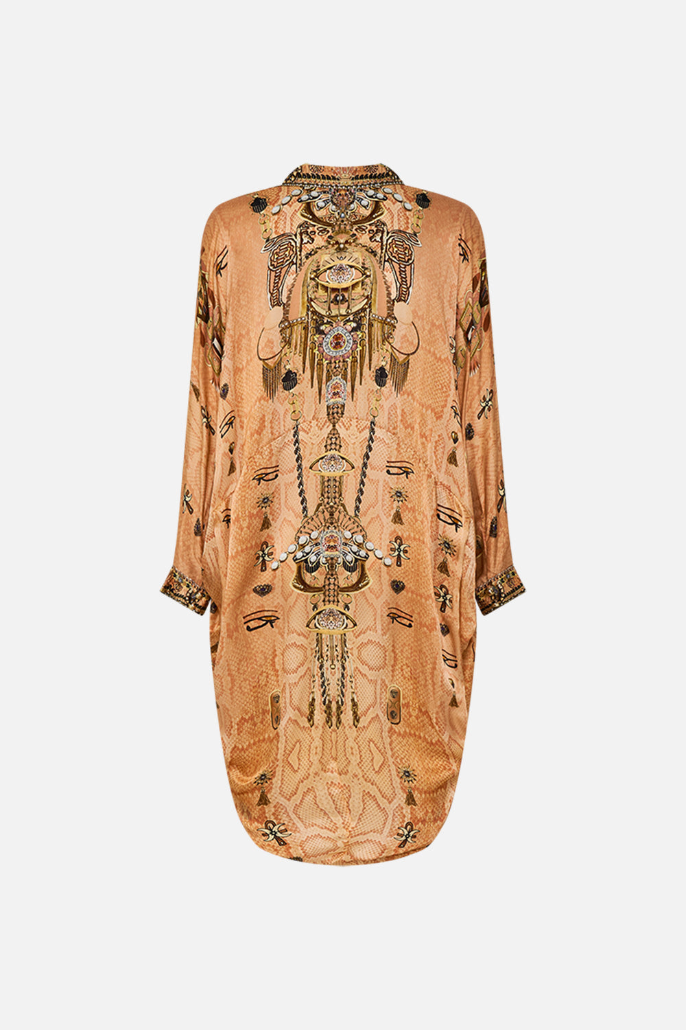 Button up top with draped back - Kingdom of Heiroglyphs
