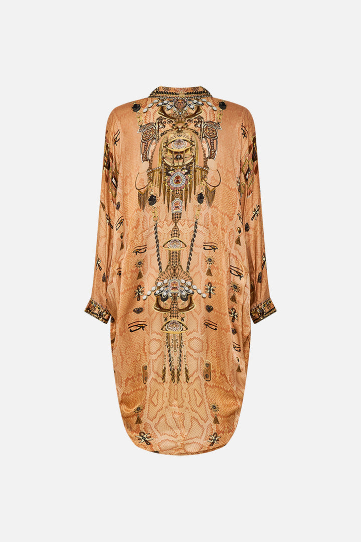 Button up top with draped back - Kingdom of Heiroglyphs