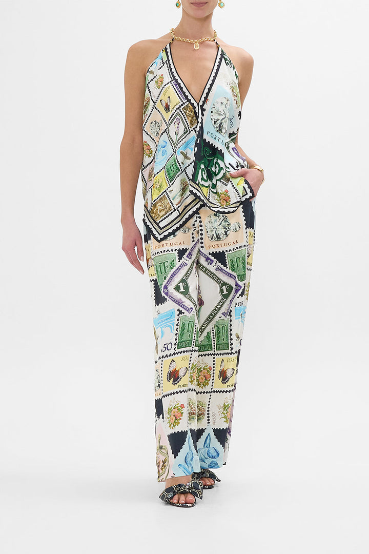 Knotted Scarf Top -