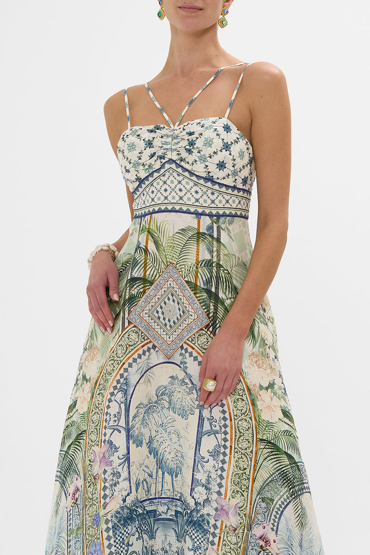 Strap Detail Dress - Jardim Party