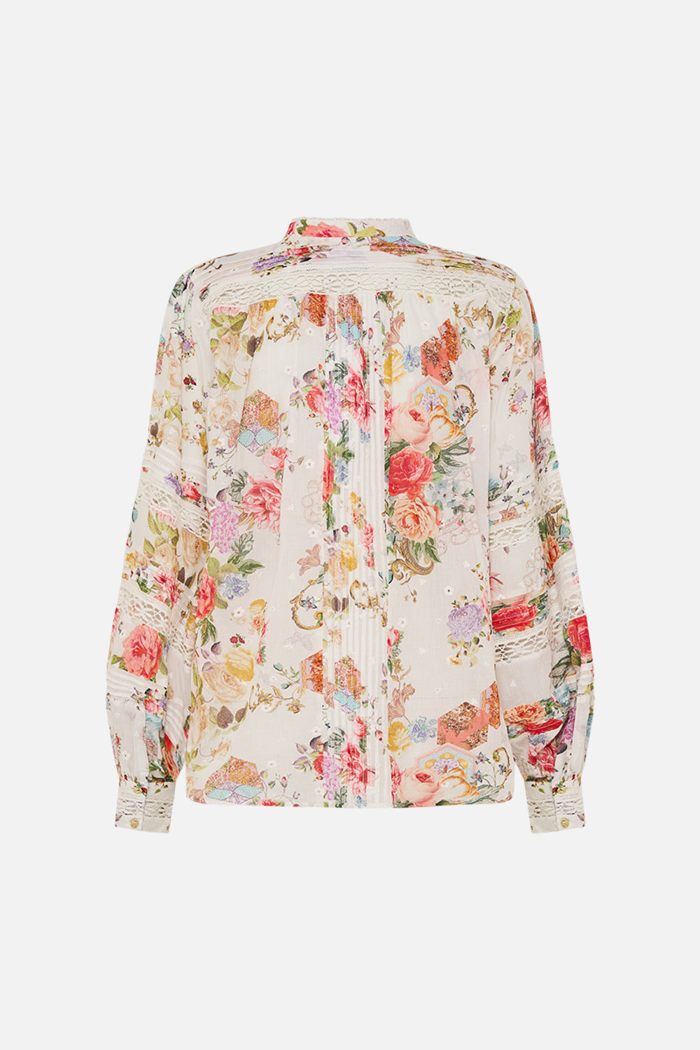 Blouson Sleeve Blouse With Yoke and Pintucks - Sew Yesterday