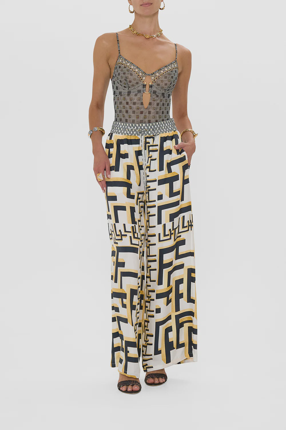Straight Leg Pant - Temples of Dendara
