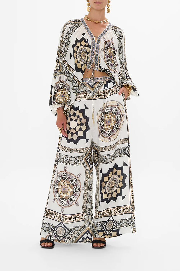 Tuck Front Pant - The Tile Style