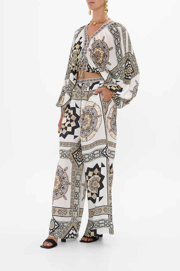 Tuck Front Pant - The Tile Style