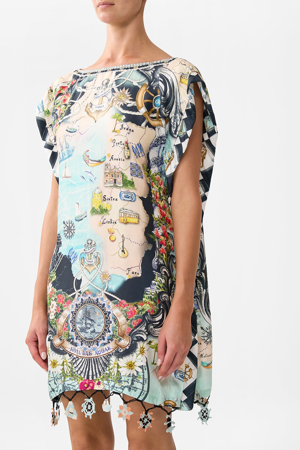 Gusset Tunic Short Kaftan - Folk Afloat