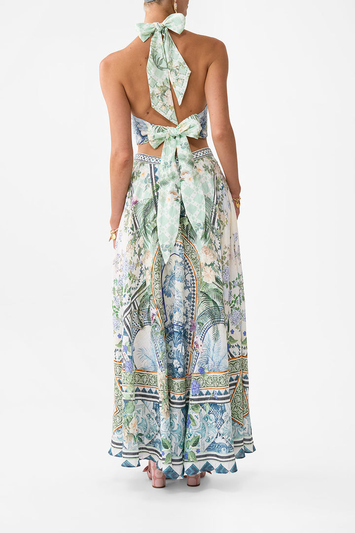 Halter Tie Back Top
