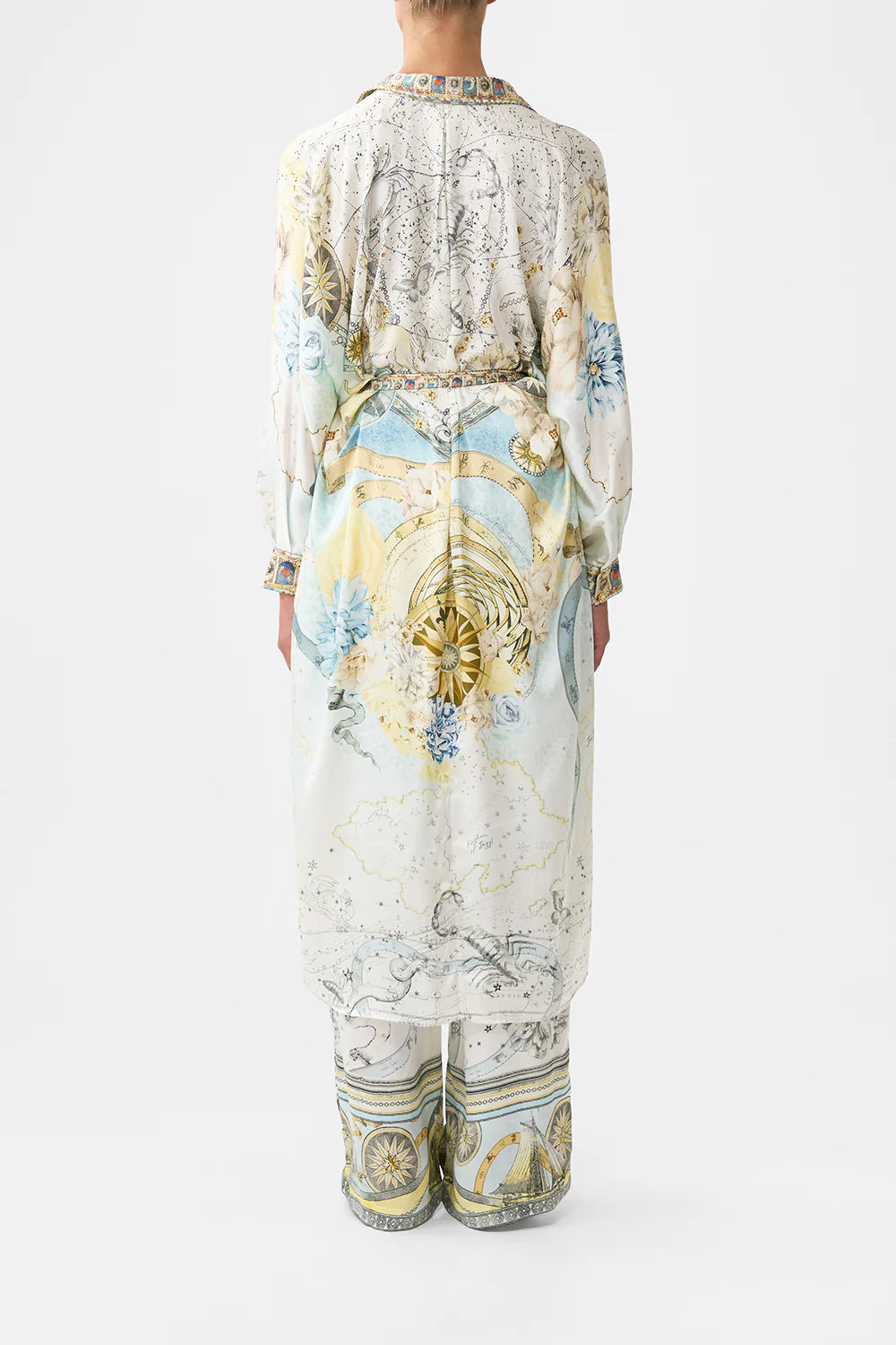 collared button through dress - My lucky stars