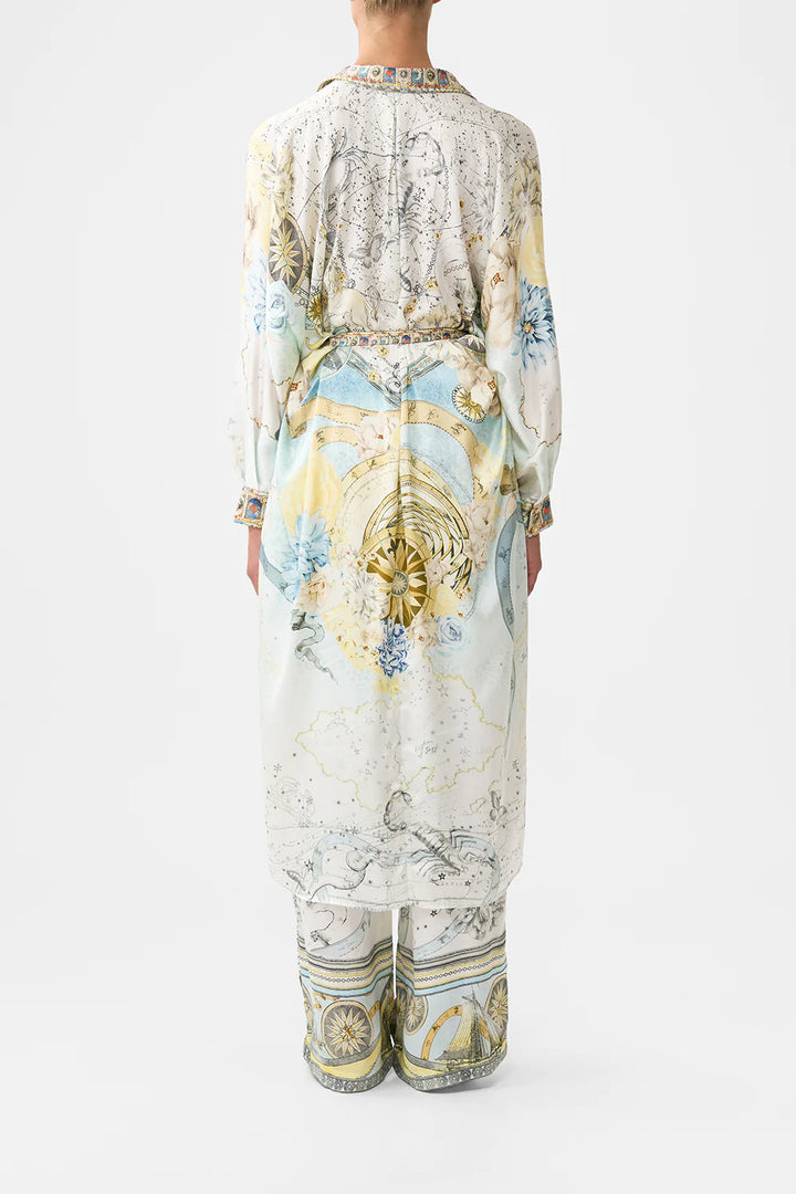 collared button through dress - My lucky stars