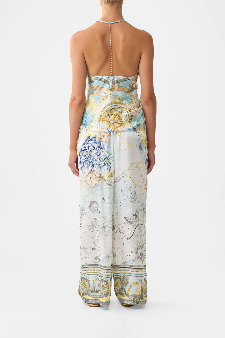 button front lounge pant - My lucky stars