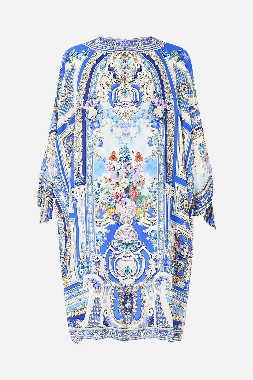 Tie Sleeve Short V Neck Kaftan - Ottoman opulence