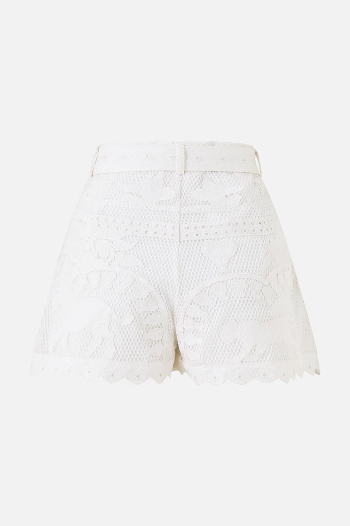 lace tuck front short - Kapadokya kitsch