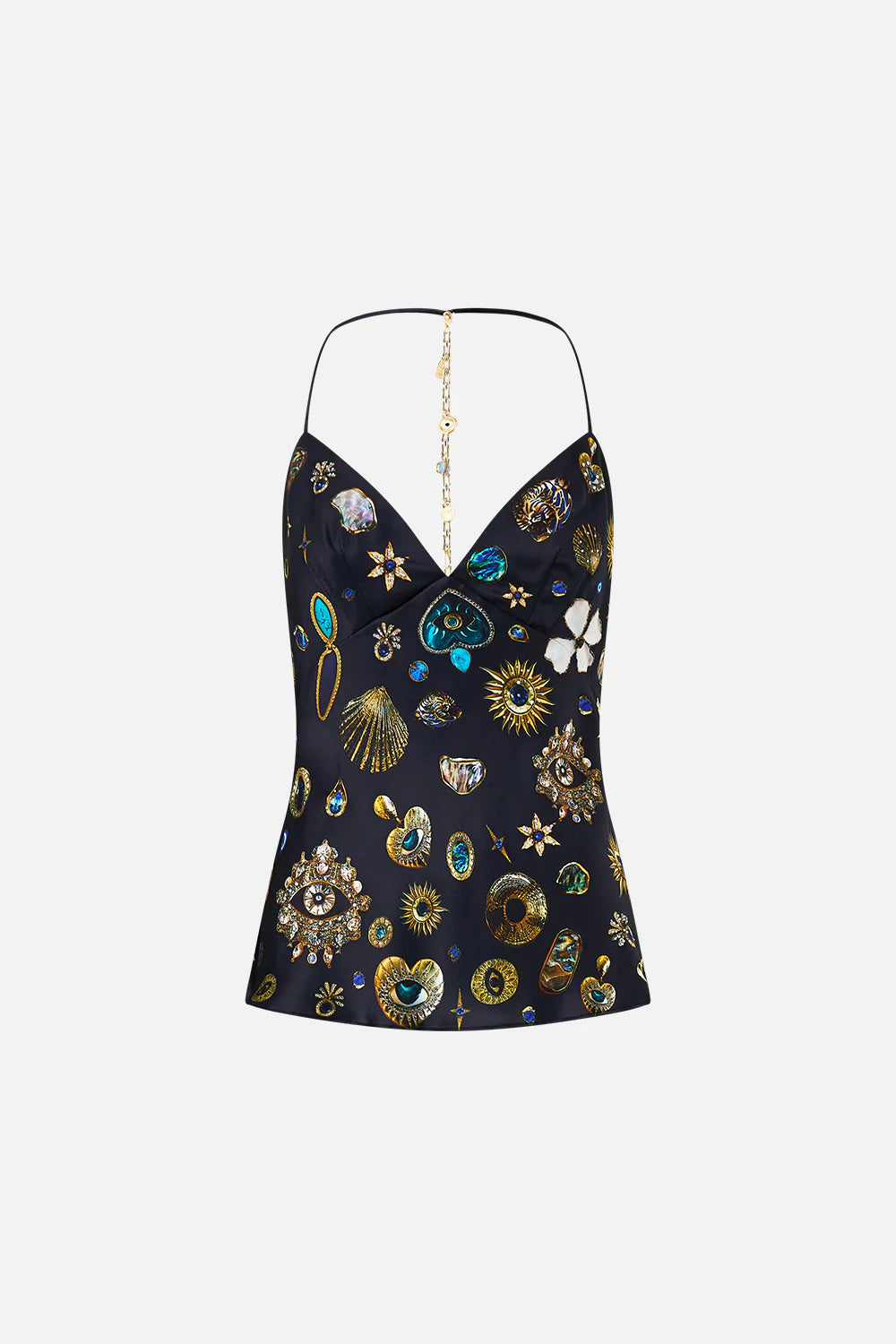 Chain Detail Bias Cami - Amulets and Alechemy – wotzhotclothing