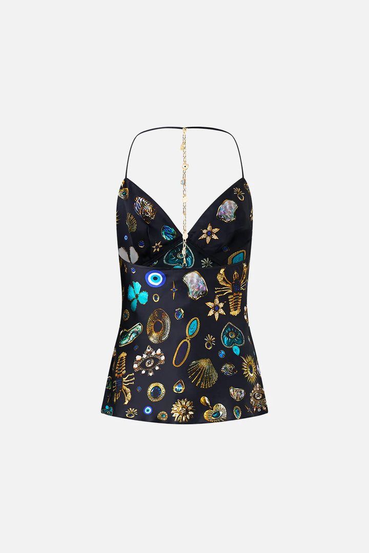 Chain Detail Bias Cami - Amulets and Alechemy