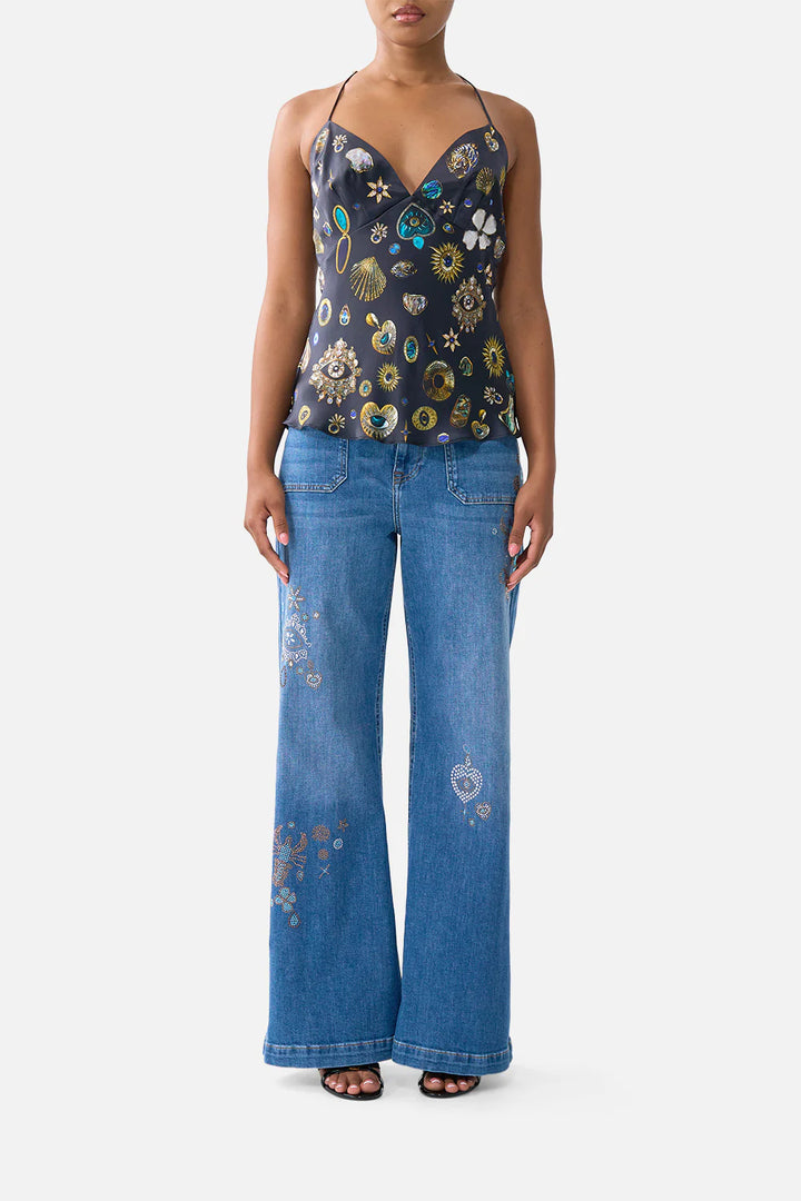 Chain Detail Bias Cami - Amulets and Alechemy