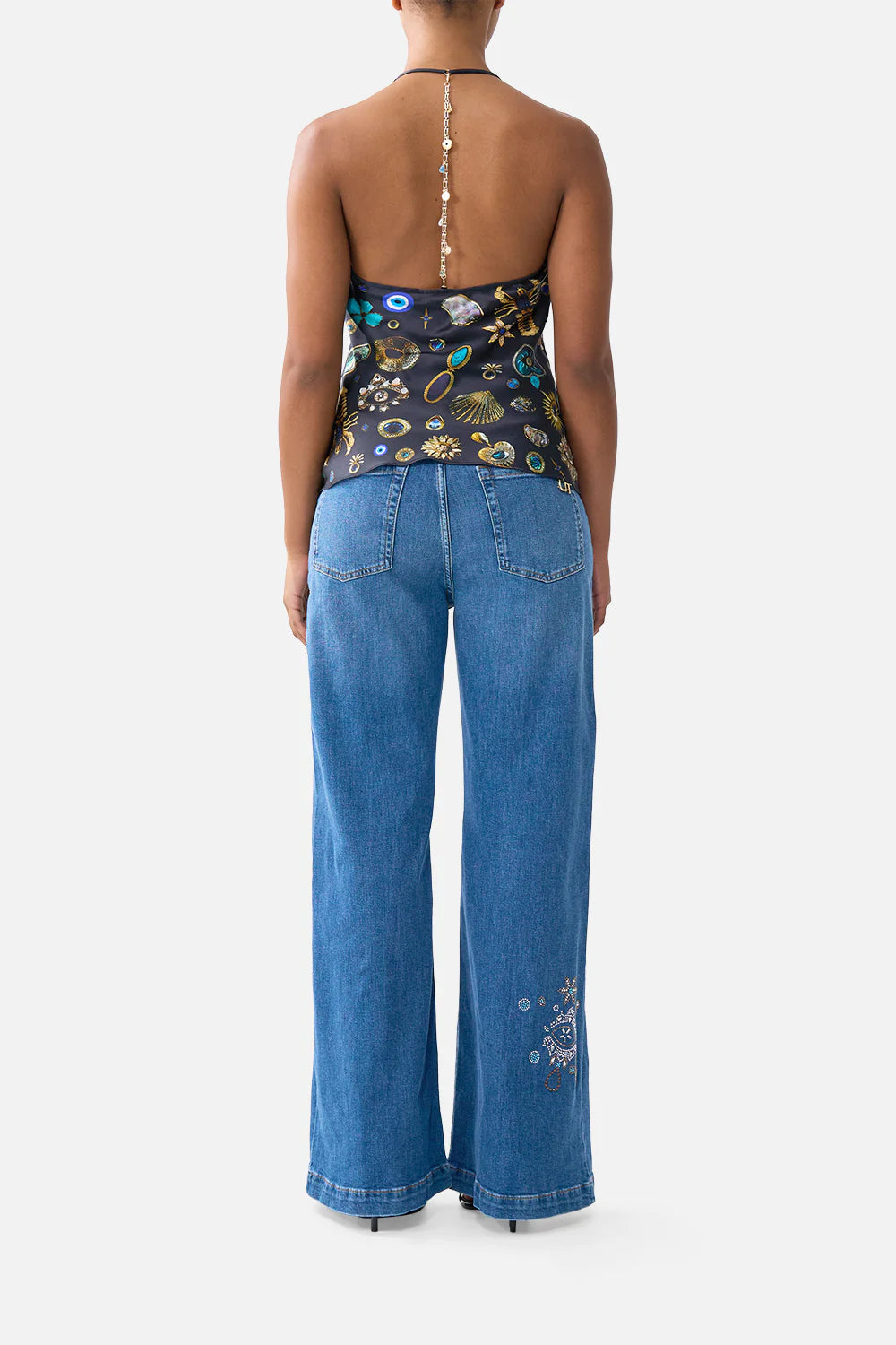 Chain Detail Bias Cami - Amulets and Alechemy