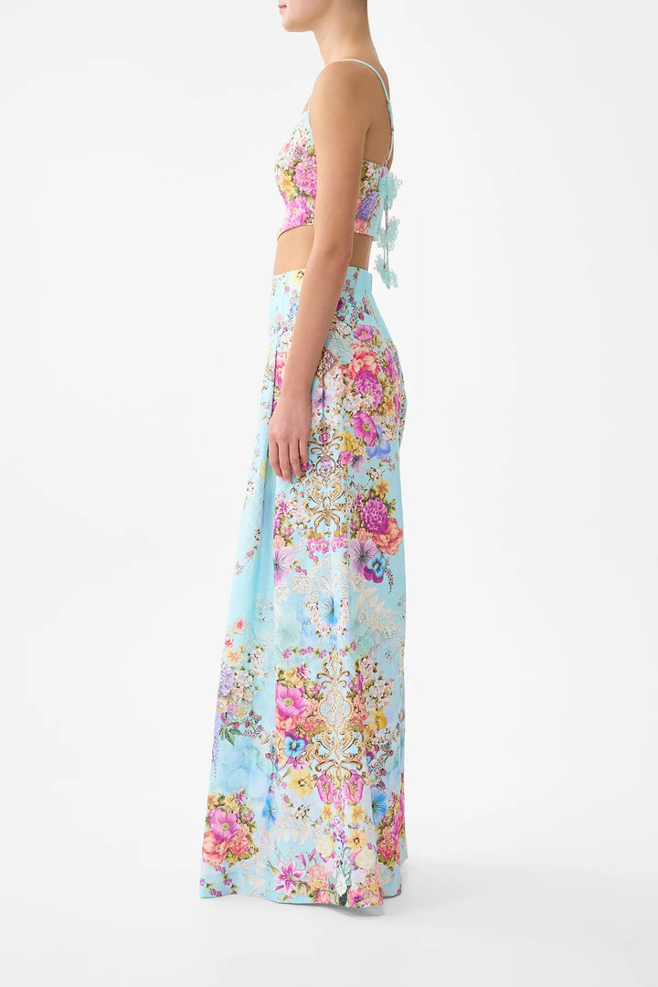 Corset Crop Top - Bazaar Blooms Bazablom