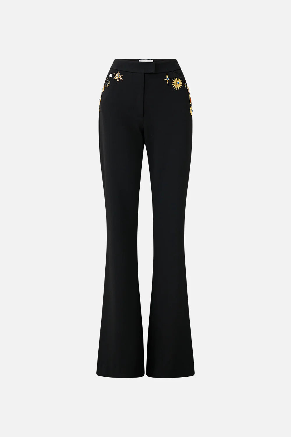 Flare Trouser With Seam Detail - Amulets and Alchemy