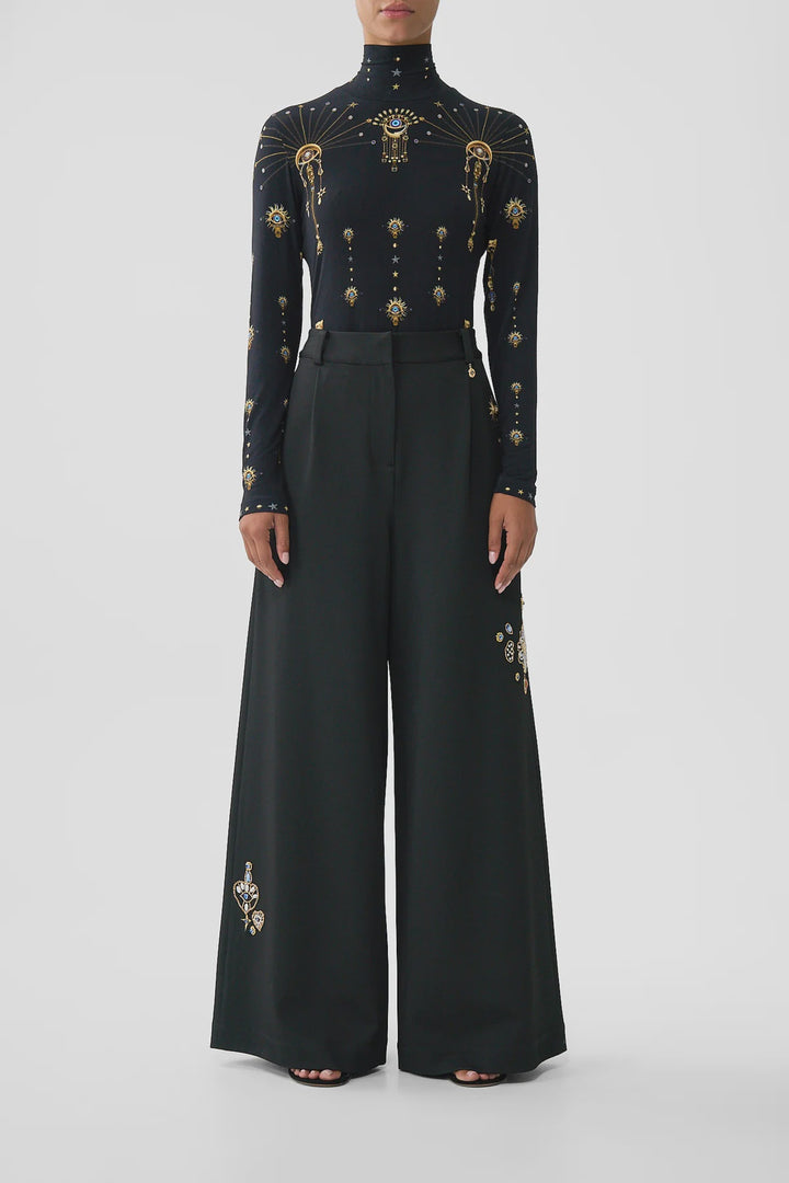 Wide Leg Wasited Pant - Amulets and Alchemy