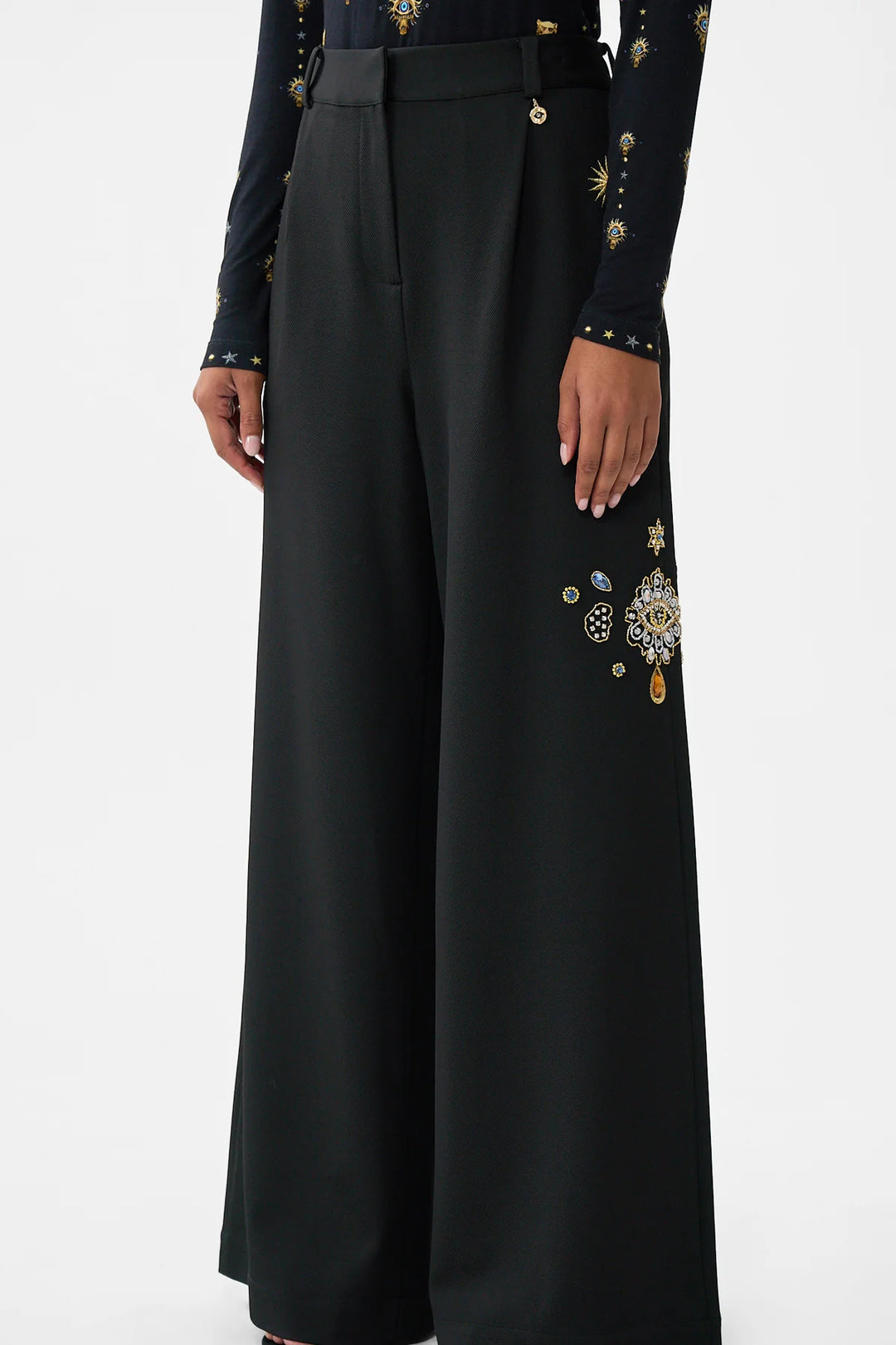 Wide Leg Wasited Pant - Amulets and Alchemy