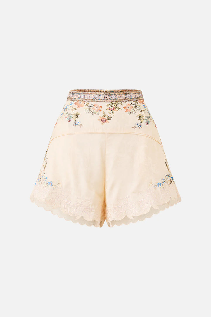 High Waisted Flare Short - Twilight In Istanbul