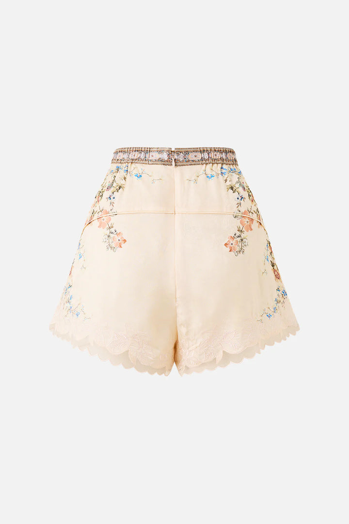 High Waisted Flare Short - Twilight In Istanbul