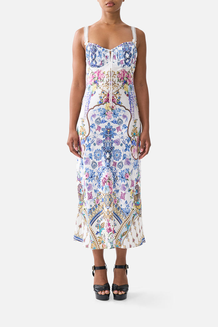 Gathered Bias Dress - All About That Lace