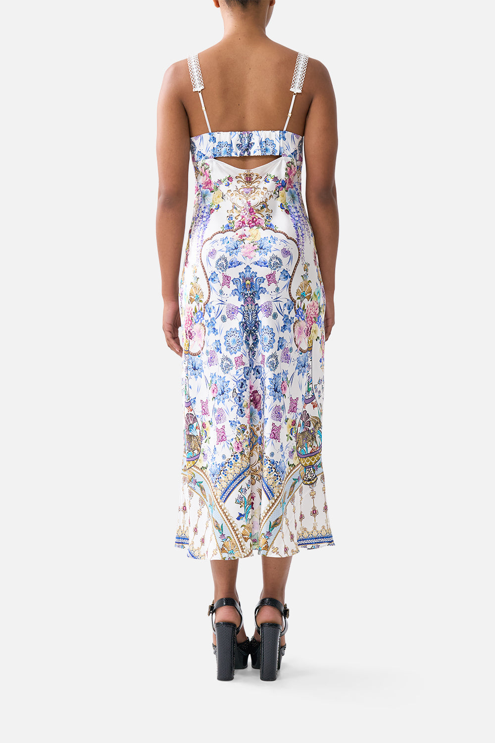 Gathered Bias Dress - All About That Lace