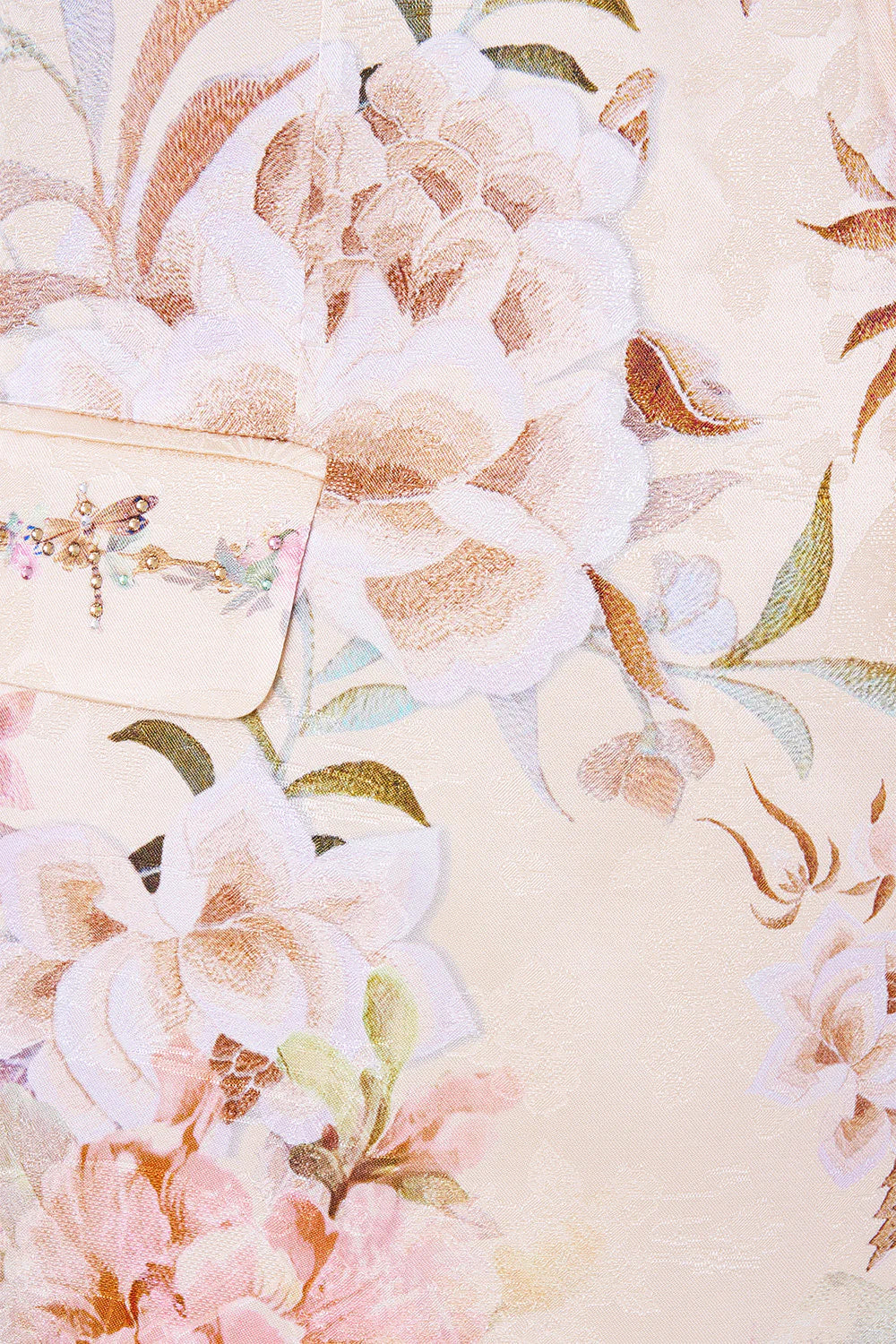 Tailored Sleeveless Vest -Adorned In Aranjuez