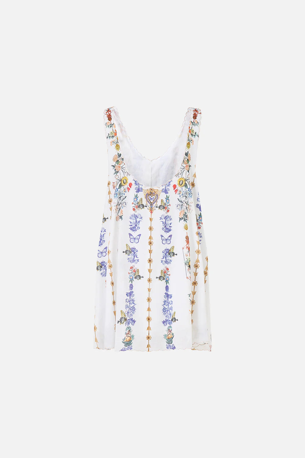 Short Pocket Dress With Low Back -The Pottery Parlour