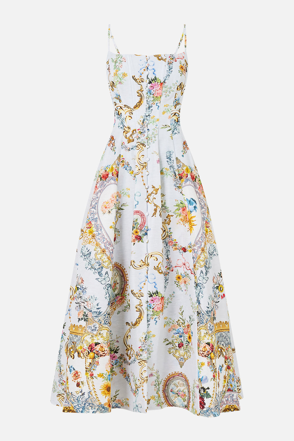 corset dress with long flared skirt - Seville sweetheart