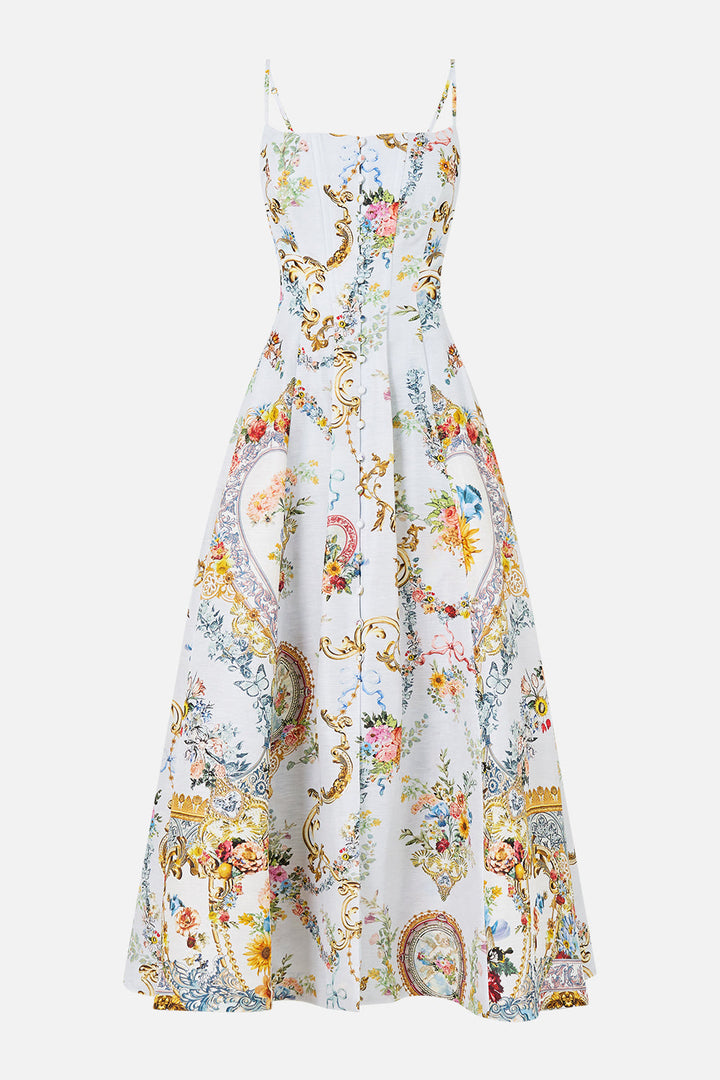 corset dress with long flared skirt - Seville sweetheart