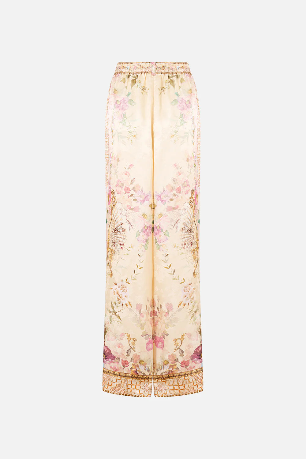 Wide Leg Waisted Pant - Adorned in aranjuez
