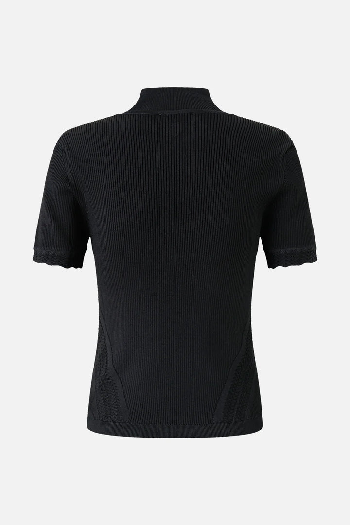 Mock Neck Knit Top