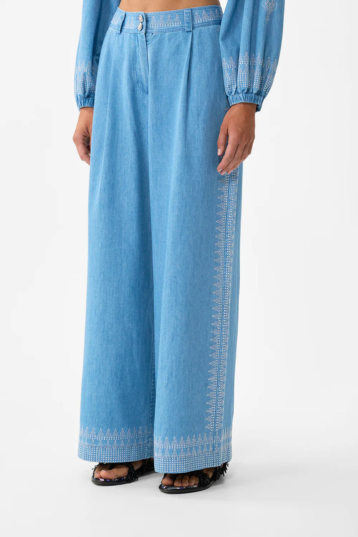 Full Length Wide Leg Trouser -The Hum Of The Alhambra