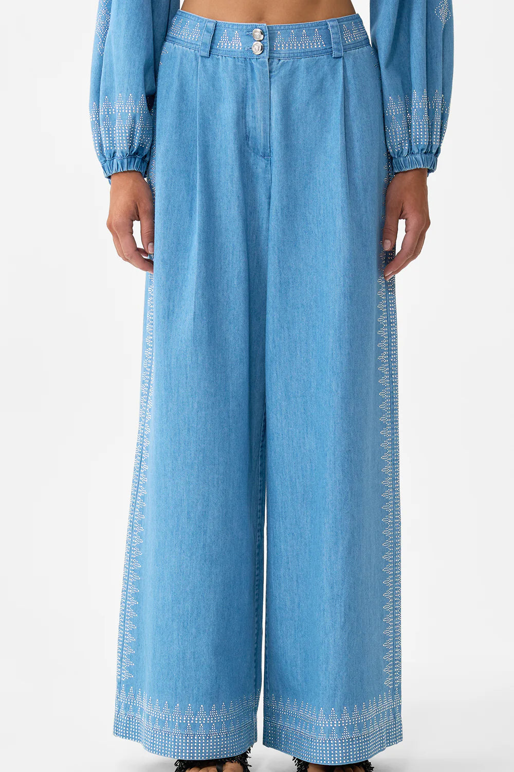 Full Length Wide Leg Trouser -The Hum Of The Alhambra