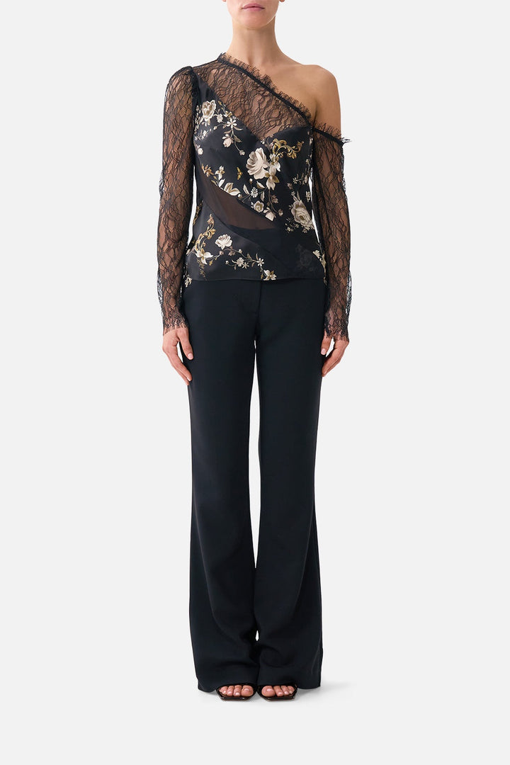 flare trouser with seam detail - Flamenco folklore