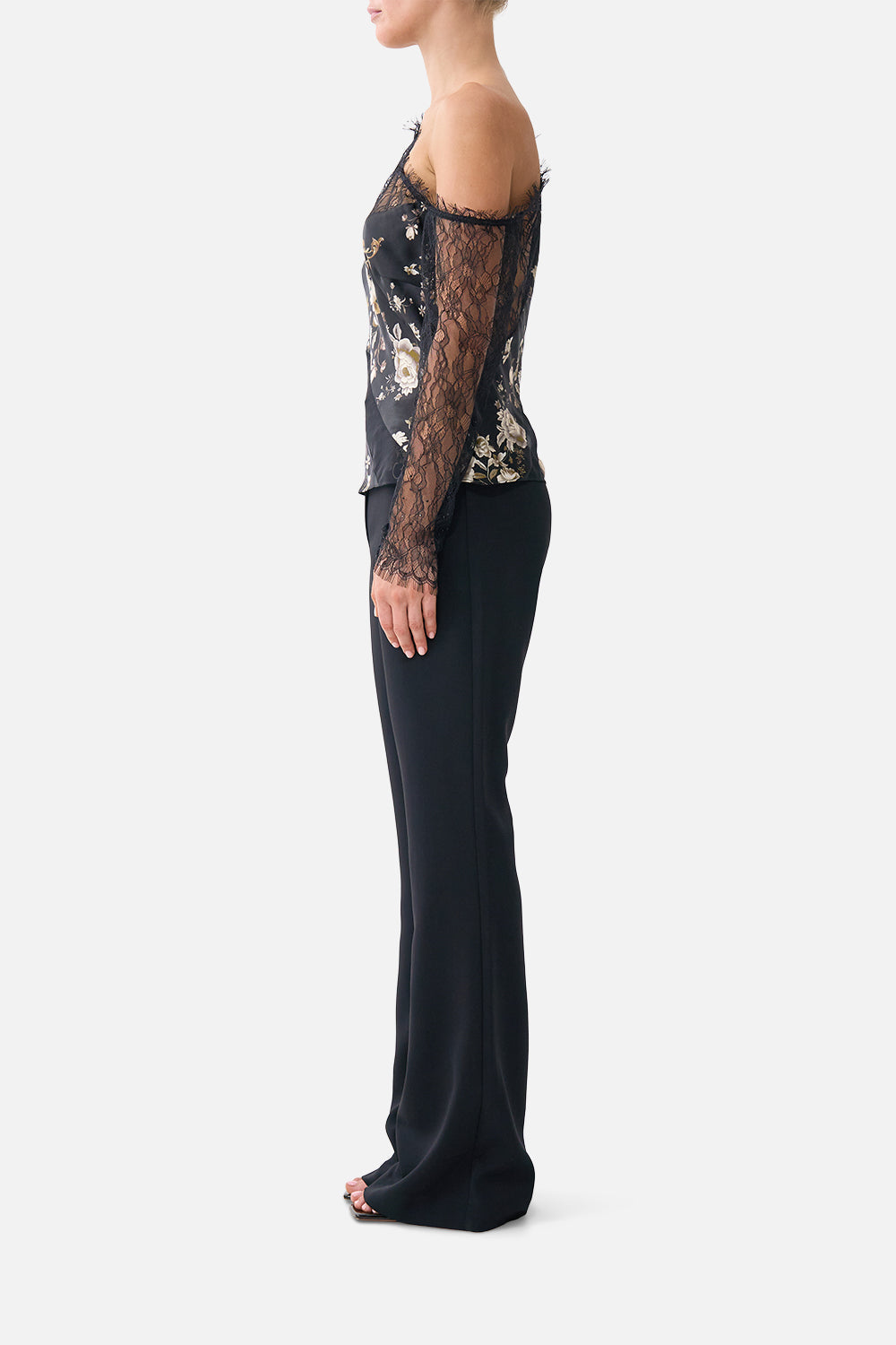 flare trouser with seam detail - Flamenco folklore