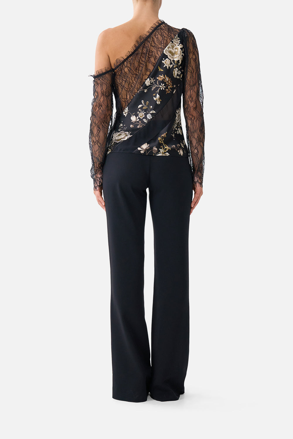 flare trouser with seam detail - Flamenco folklore
