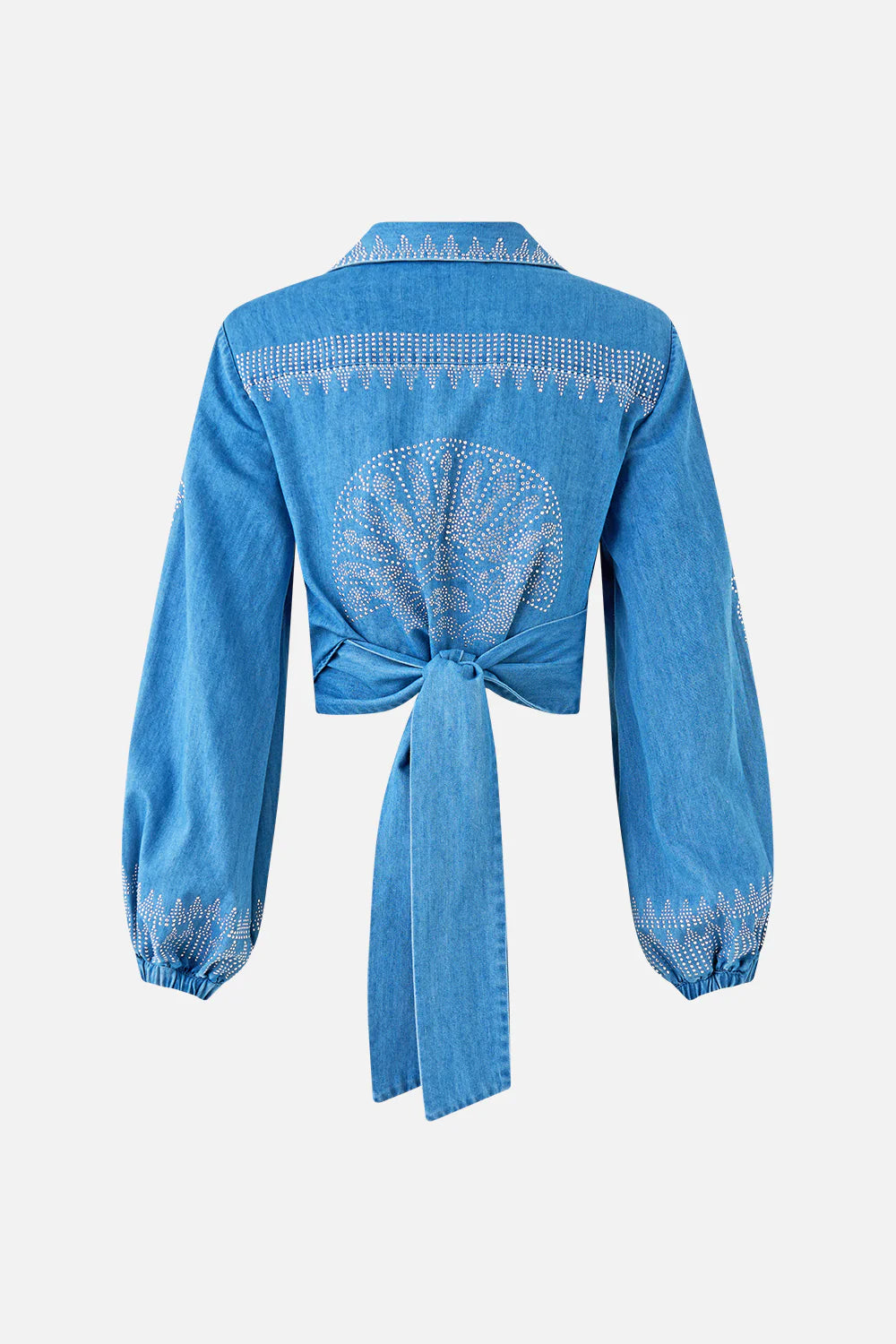 Cropped Wrap Shirt -The Hum Of The Alhambra
