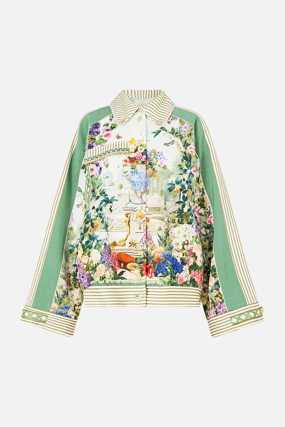 BOXY BUTTON FRONT JACKET WITH POCKET DETAIL - ART FOR THE EMPRESS