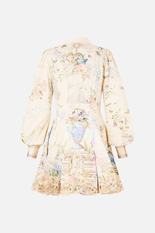 SHORT BUTTON FRONT SHIRT DRESS- MIDSUMMER MASTERPIECE