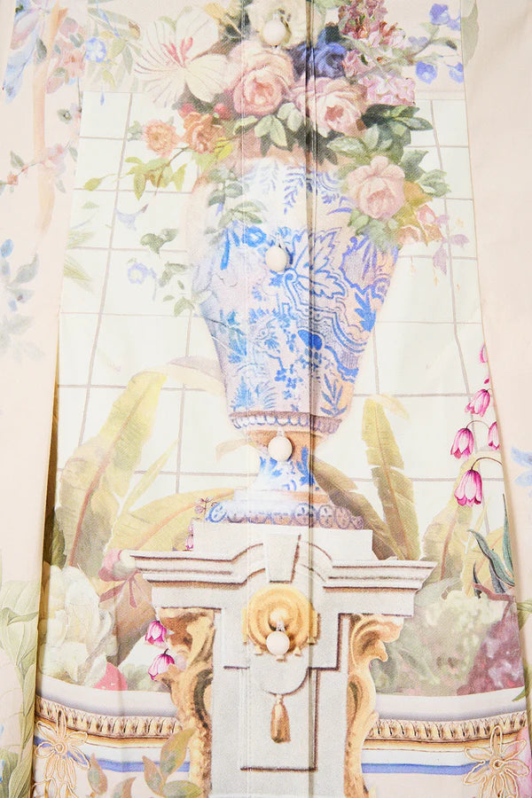 SHORT BUTTON FRONT SHIRT DRESS- MIDSUMMER MASTERPIECE