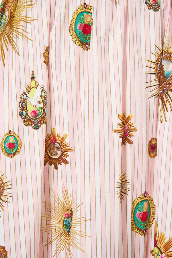 High Waisted Tiered Skirt - Painted Prayers