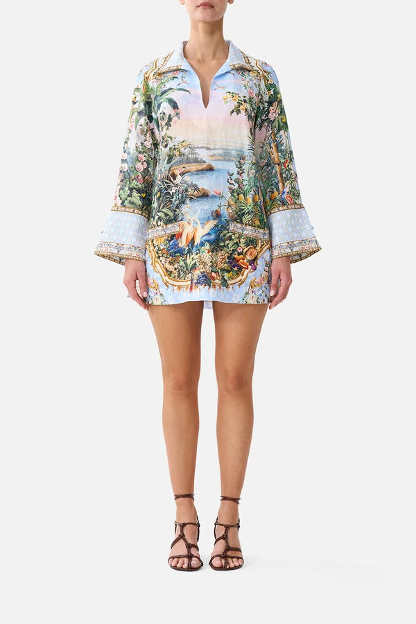 LONG SLEEVE TUNIC DRESS - SISI SOCIETY