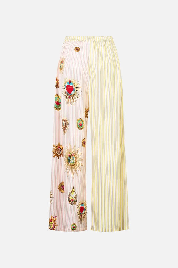 Wide Leg Trouser Wtih Front Pockets - Painted Prayers