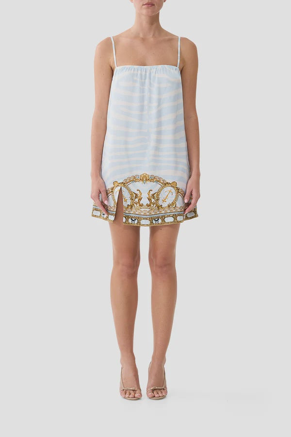 Square Neck Short Slip Dress - Spirit of Stripes Spirstri